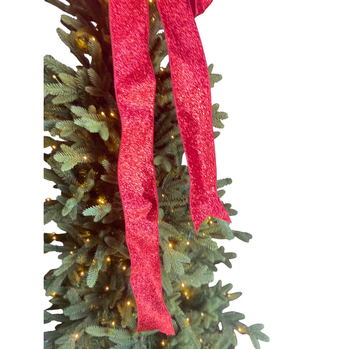 Ralph Lauren Red Christmas Tree Topper Bow, Holiday Decor, Red Tree Topper
